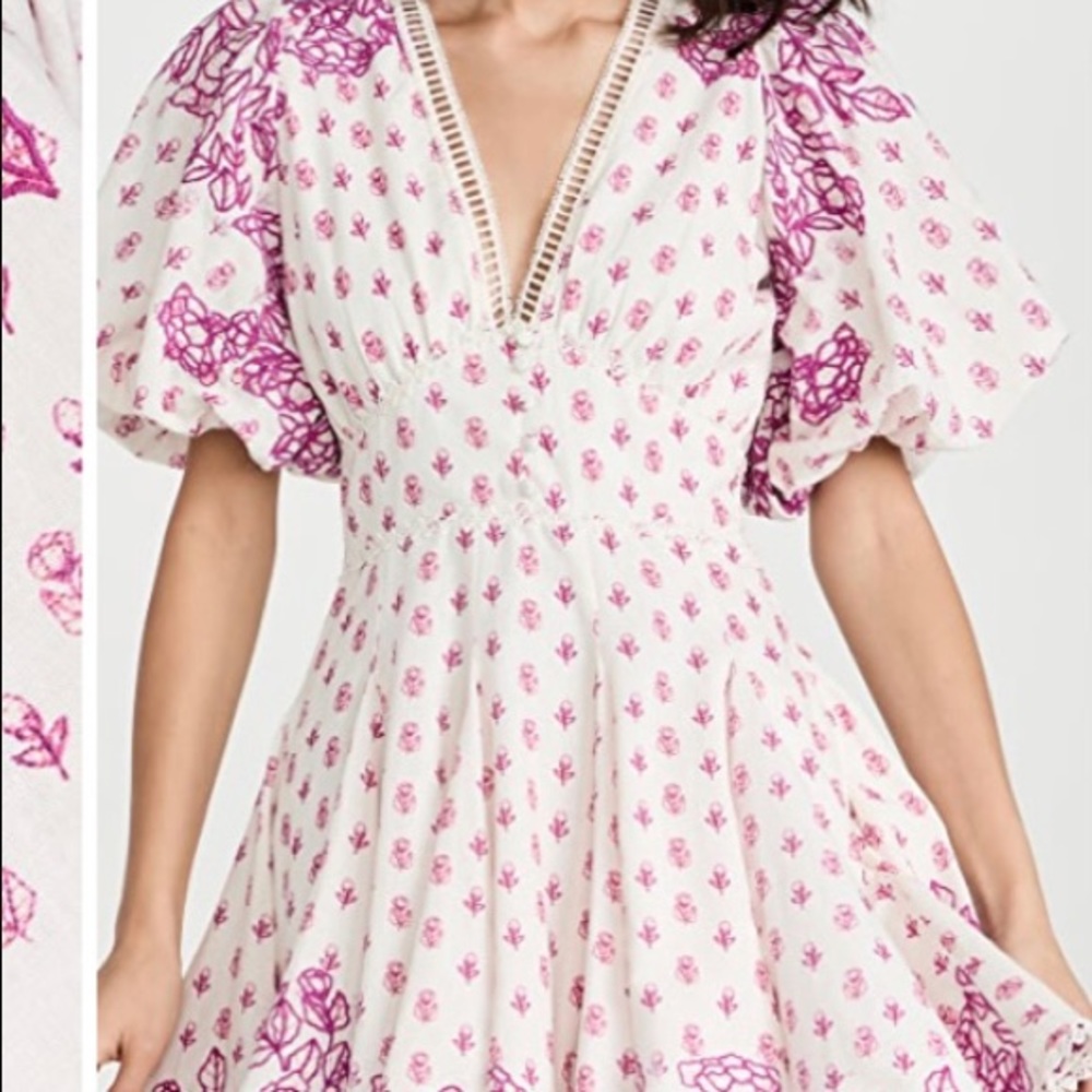 hemant and nandita short v neck dress